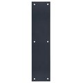 Remington Tell Manufacturing Matte Black Stainless Steel Push Plate 1 pc DT101944